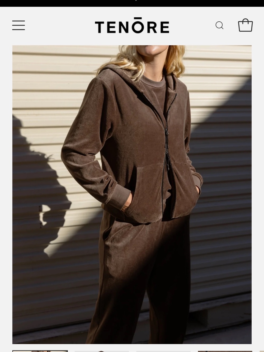 Tenore velour jacket